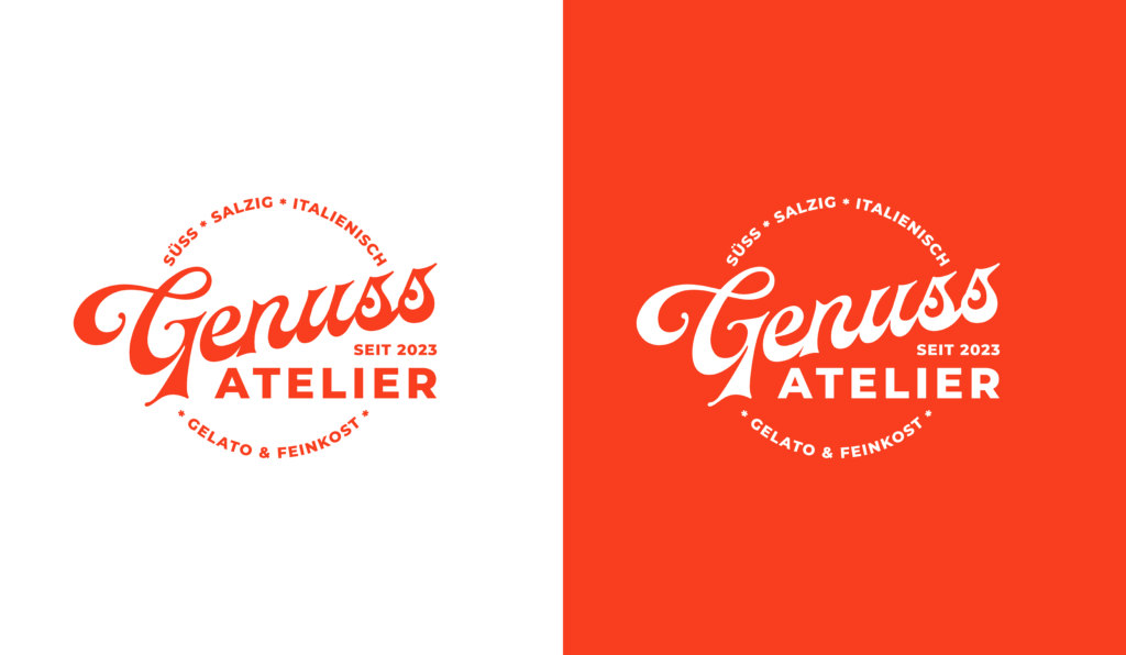 Logo Design Genuss Atelier